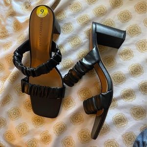 Black Heels, only worn twice!